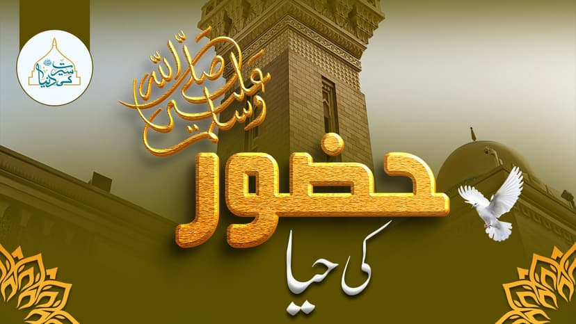 حضور ﷺ کی حیا