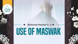 Beloved Master’s ﷺ use of Miswak