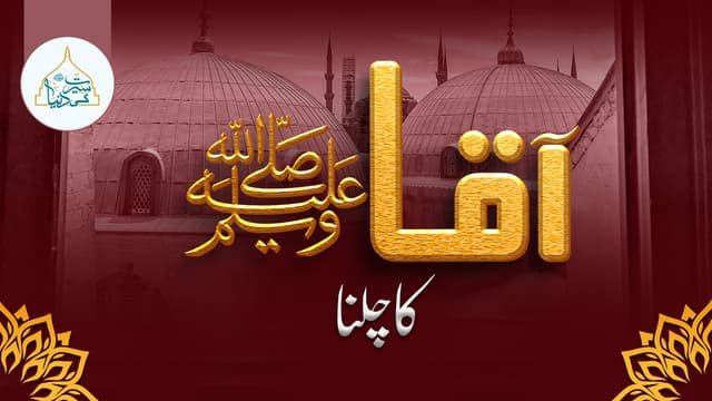 آقا کریم ﷺ کا چلنا